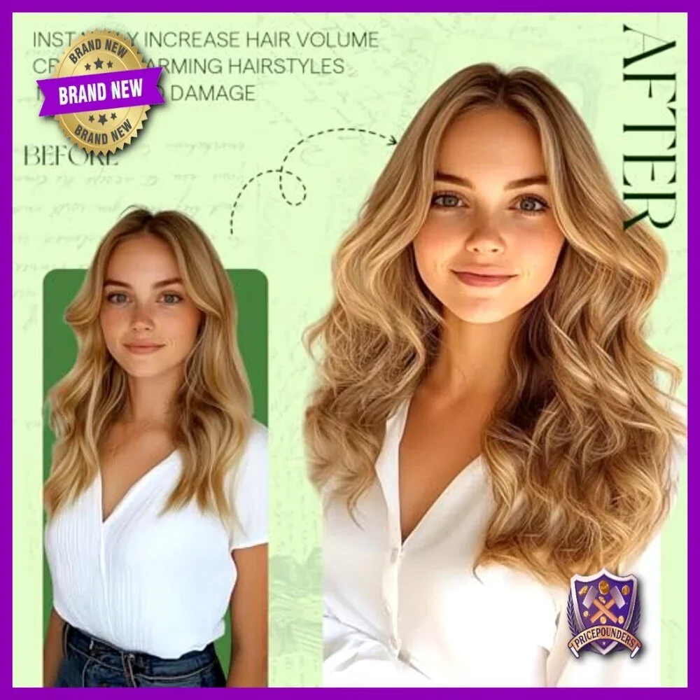 18 Inch Real Human Hair Clip-In Extensions 7 Piece Set 120g